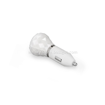 small and exquisite diamond car charger